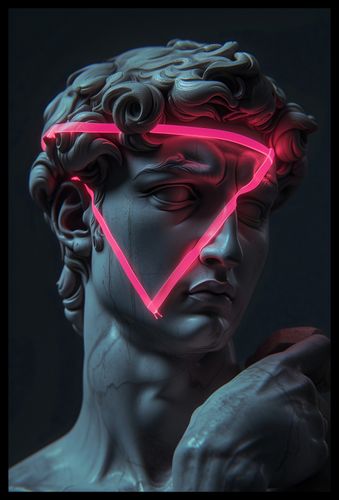 Plakat 40x60cm Neonowy Renesans na Arena.pl