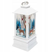 LATARENKA ŚWIĄTECZNA LED DEKORACJA NA ŚWIĘTA MIX