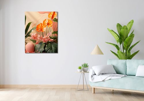 Obraz 70x90cm Pomarańczowy Raj na Arena.pl