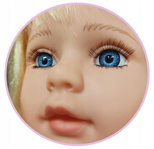 Lalka bobas jak żywa duża 56cm miękka interaktywna mówi śpiewa 2języki uczy na Arena.pl