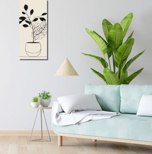 Obraz 30x70cm Prostota Doniczki na Arena.pl