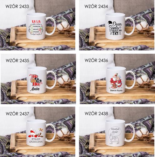 Kubek z nadrukiem PREZENT ŚWIĄTECZNY ŚWIĘTA ROK na Arena.pl