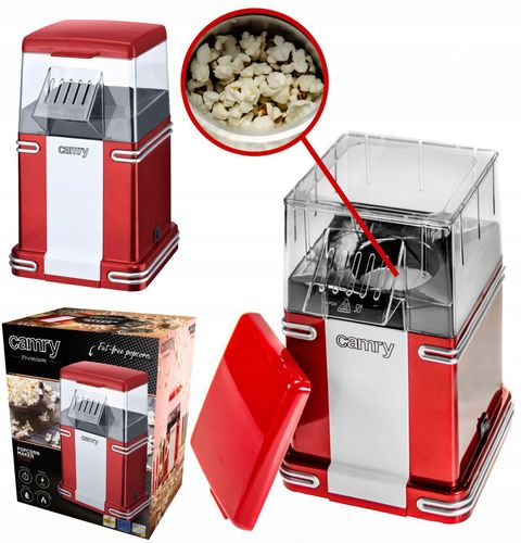 Maszyna Do Popcornu Czerwona CAMRY CR 4480 na Arena.pl