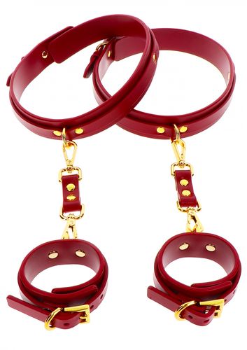 Wrist To Thigh Cuff Set Red na Arena.pl