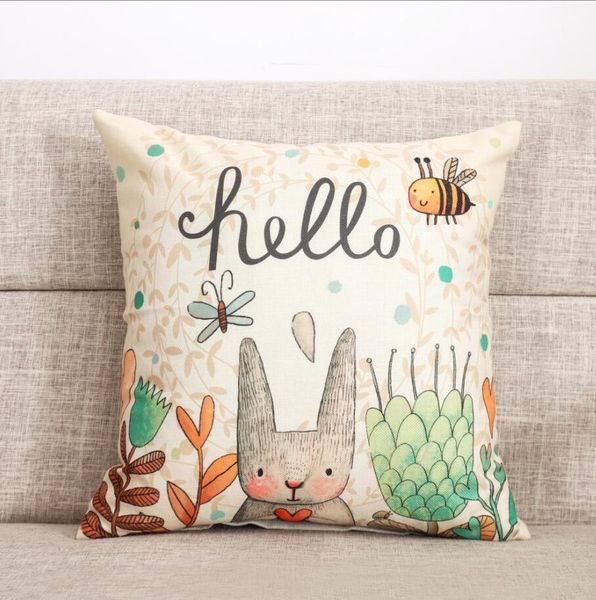 Poszewka na poduszkę z zajączkiem Hello Sping 45x45cm zdjęcie 13