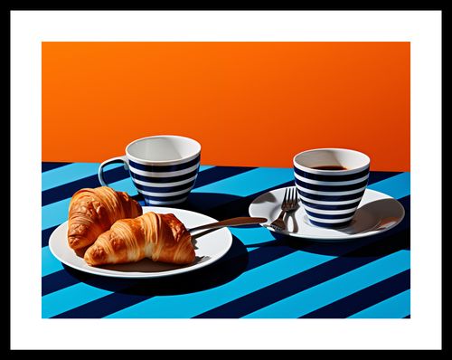 Plakat 40x30cm Croissanty na Arena.pl