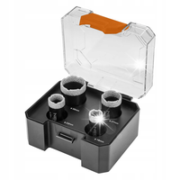 NEO TOOLS ZESTAW 4 EL. OTWORNICE DIAMENTOWE 18, 22, 27, 35mm WALIZKA 55-318
