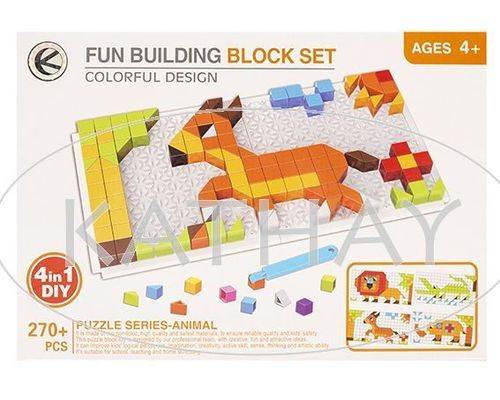 Puzzle układanka dzieci 270 elementów 4w1 ZWIERZĘTA na Arena.pl