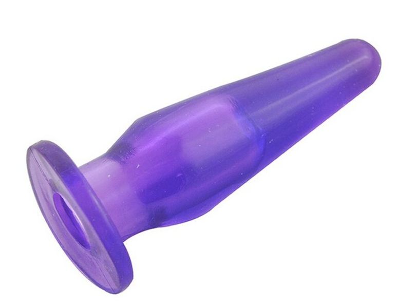 ŻELOWY KOREK ANALNY MAŁY NA PALUSZEK MINI PLUG zdjęcie 1