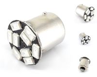 ŻARÓWKA LED BA15S, P21W, R10W, R5W, 6137 12V CANBUS pomarańczowa 360lm