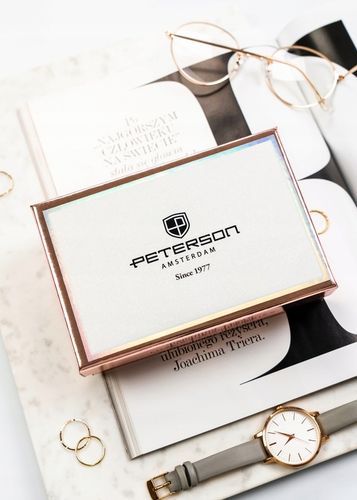 Peterson damski portfel ze skóry ekologicznej w kwiaty pionowy na na Arena.pl