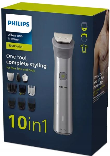 TRYMER MASZYNKA PHILIPS DO WŁOSÓW ZAROSTU BRODY CIAŁA GOLARKA BEZPRZEWODOWA zdjęcie 12