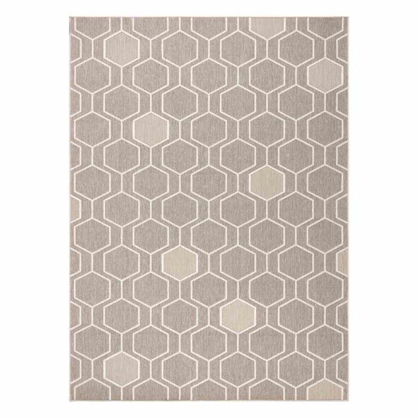 RUG/LU/WINK/HEXAGON/BEIGE/120x170 zdjęcie 1