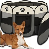 KOJEC ZAGRODA KLATKA KENNELOWA DLA PSA KOTA ZWIERZĄT MATERIAŁOWA SKŁADANA