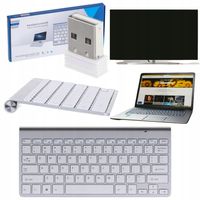 KLAWIATURA BEZPRZEWODOWA do Komputera SMART TV USB 10m Przenośna MAŁA