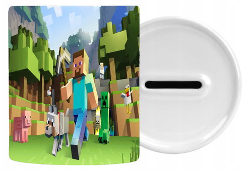 Skarbonka Ceramiczna Minecraft - Nowy Świat na Arena.pl
