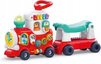 Dumel ZABAWKA JEŹDZIK DUŻY POCIĄG INTERAKTYWNY 4w1 pchacz DŹWIĘKI MELODIE