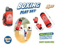 KX6178 Worek bokserski i rekawice zestaw do bokso