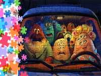 Puzzle tradycyjne Potwory i Spółka