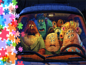Puzzle tradycyjne Potwory i Spółka