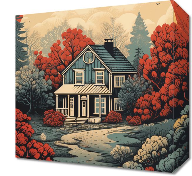 Obraz 30x30cm Idylla Rustykalna zdjęcie 1