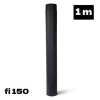 Rura spalinowa 1 m fi 150 mm stal żaroodporna 2 mm do pieca kominka