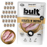 BULT mokra karma dla psa Indyk saszetka 30x100g Pełnoporcjowa