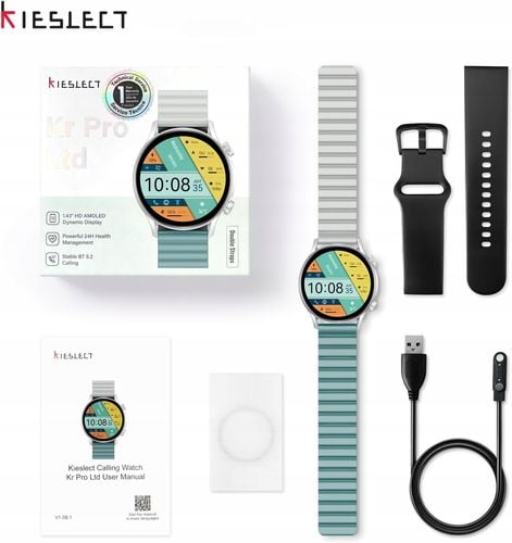 Smartwatch Kieslect Calling Watch Kr Pro Ltd silver YFT2057EU na Arena.pl
