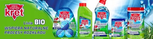 KRET BIO płyn żel do WC Toalet Wspiera Działanie Szamba Oczyszczalni 6x750 na Arena.pl