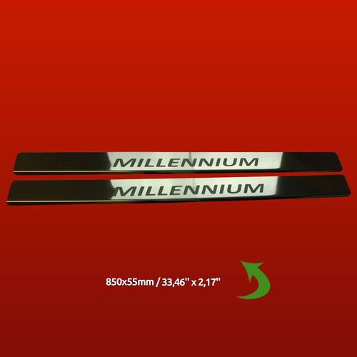 Listwa progowa FORD PUMA  MILLENNIUM Stal nierdzewna 304 połysk 2szt na Arena.pl