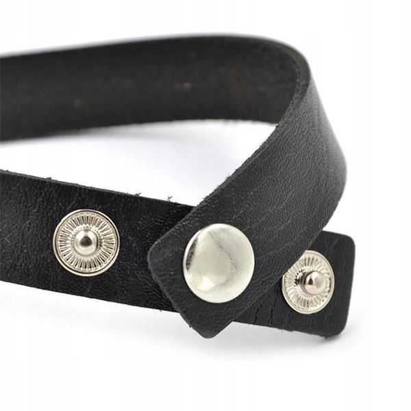 Modny choker Punk Gothic Steam Punk czarny zdjęcie 6