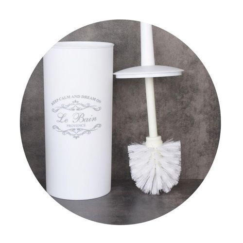 Szczotka do wc toalety łazienki zamknięta biała - YokaHome na Arena.pl