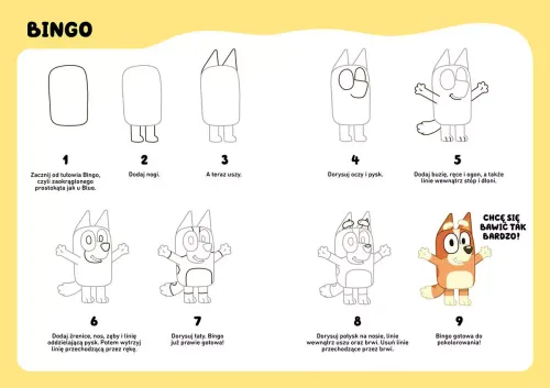 Bluey. Jak Narysować na Arena.pl