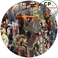 Opłatek na tort Atak Tytanów - Attack of Titans