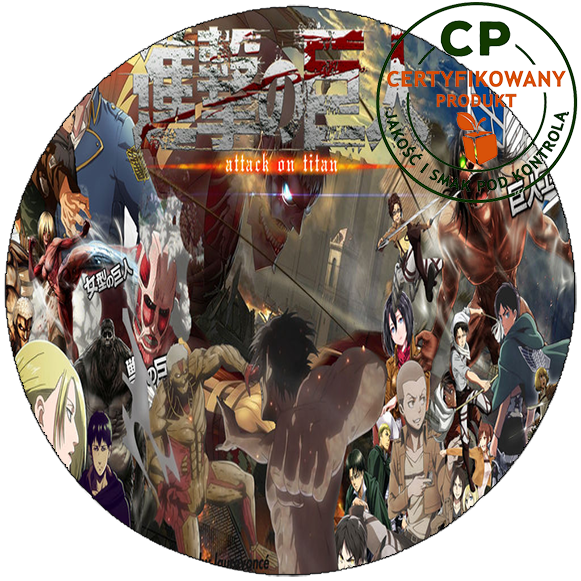Opłatek na tort Atak Tytanów - Attack of Titans zdjęcie 1