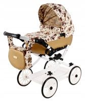 Wózek dla Lalek Składany Głęboki Adbor Viki Gondola Torba Koszyk kol. Vi-09