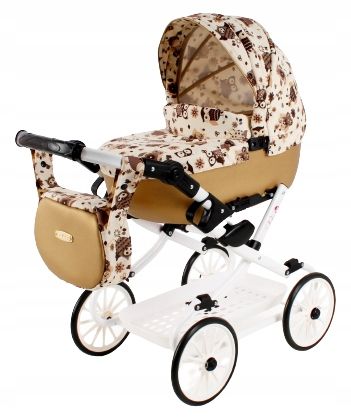 Wózek dla Lalek Składany Głęboki Adbor Viki Gondola Torba Koszyk kol. Vi-09 na Arena.pl