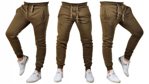 k01 r. L MĘSKIE SPODNIE DRESOWE JOGGERY GŁADKIE na Arena.pl