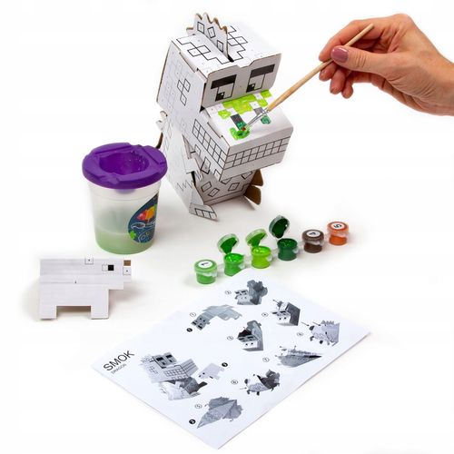 figurka 3d malowanie po numerach game smok kidea na Arena.pl