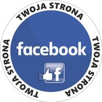 Naklejka z logo FACEBOOK INSTAGRAM Youtoube