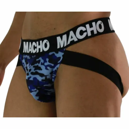 macho mx28ma jockstrap military blue xl - anatomiczny komfort i wsparcie na Arena.pl