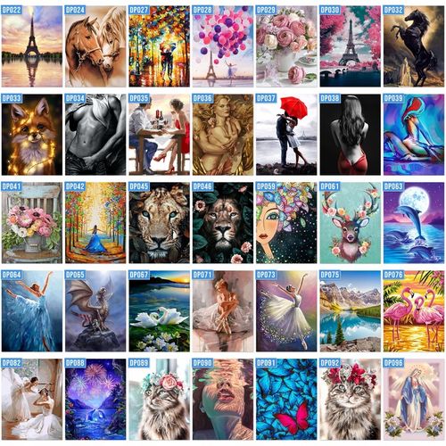 HAFT DIAMENTOWY DIAMOND PAINTING MOZAIKA DIAMENTOWA ZESTAW 5D + AKCESORIA na Arena.pl