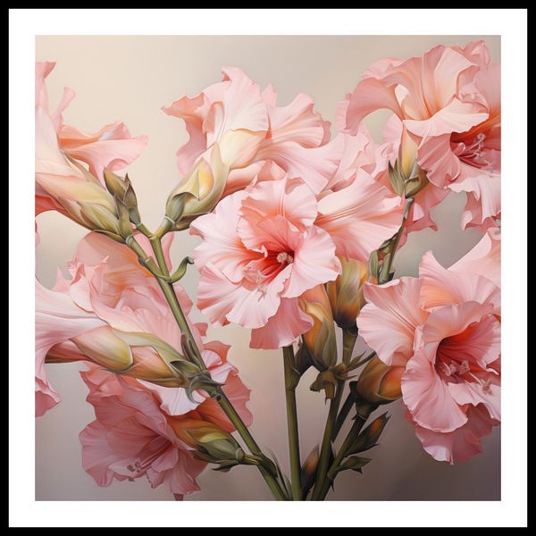 Plakat 80x80cm Kwiatowa Symfonia zdjęcie 3