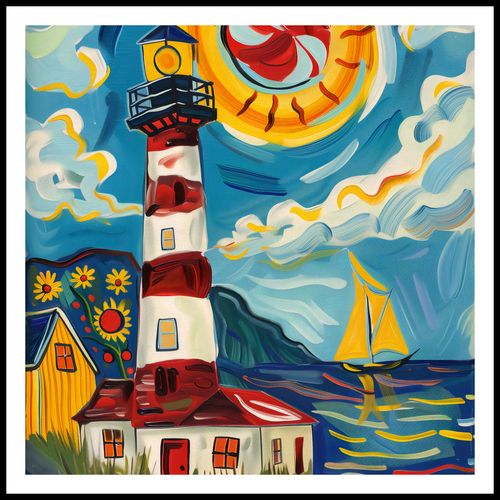 Plakat 70x70cm Żywa Przystań na Arena.pl