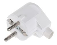 WTYCZKA KĄTOWA Z UZIEMIENIEM UNISCHUKO BIAŁA WT-20