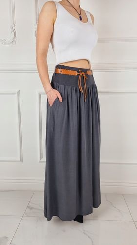 ZWIEWNA DŁUGA SPÓDNICA MAXI DO KOSTEK BOHO DAMSKA na Arena.pl