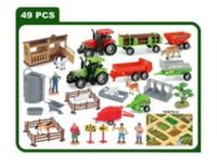 KX5837 Farma gospodarstwo ze zwierzętami i maszynami 49szt.