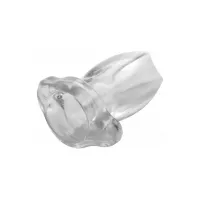 xr brands tunnel vision large - przezroczysty anatomiczny korek analny