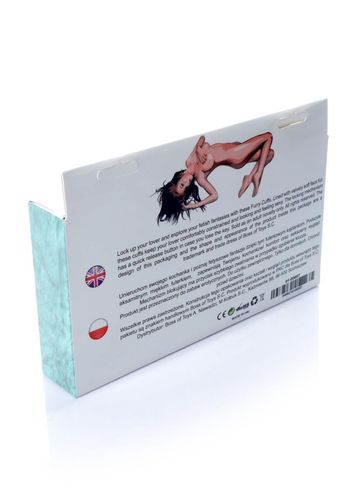 Kajdanki Fetish B - Series- Furry Cuffs Blue na Arena.pl