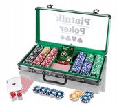 Piatnik Poker Alu-Case 300 żetonów 14g